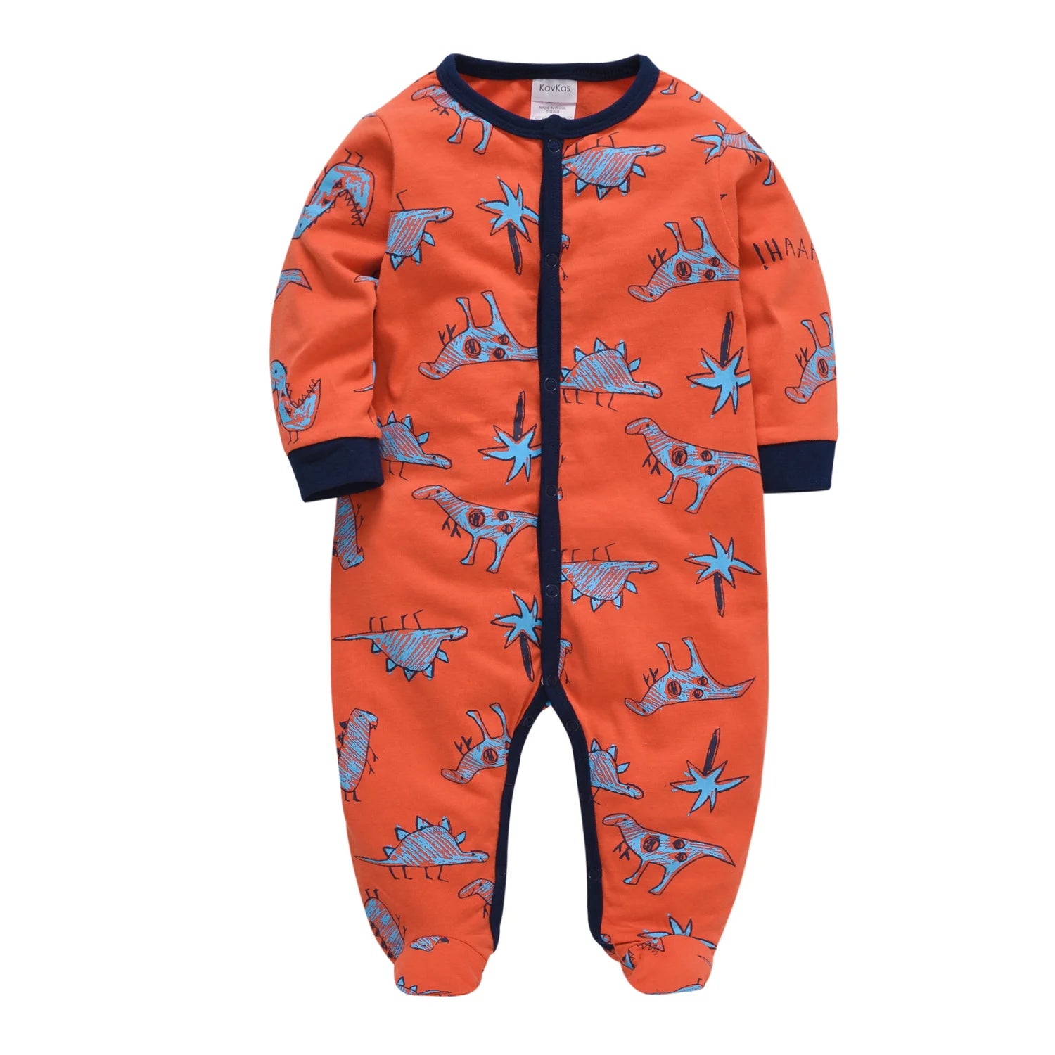 1/3 Pcs Baby Boys Rompers Cartoon Print Overalls Cotton Infant Clothing Kids Jumpsuit Newborn Pajimas 0-3 Months